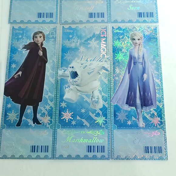 2024 Kakawow DISNEY Frozen Large Ticket Jumbo Trading Card Limited Lot Of 6 - Picture 3 of 7